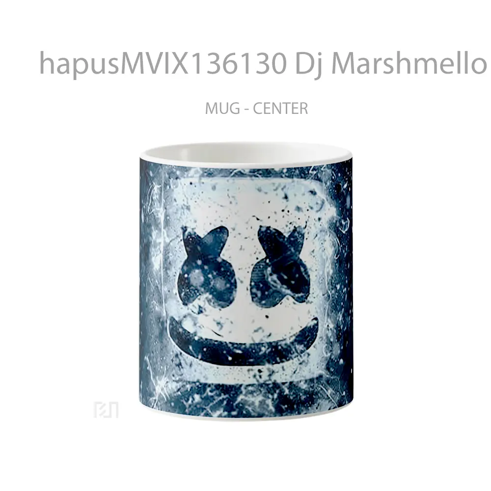 Mug Dj Marshmello V1 Gelas Keramik Unik
