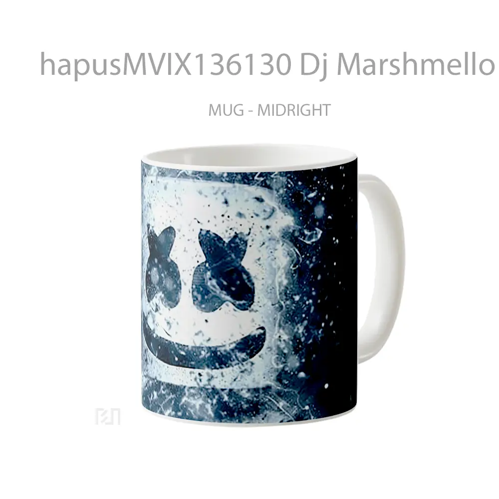 Mug Dj Marshmello V1 Gelas Keramik Unik - All-side / Desain