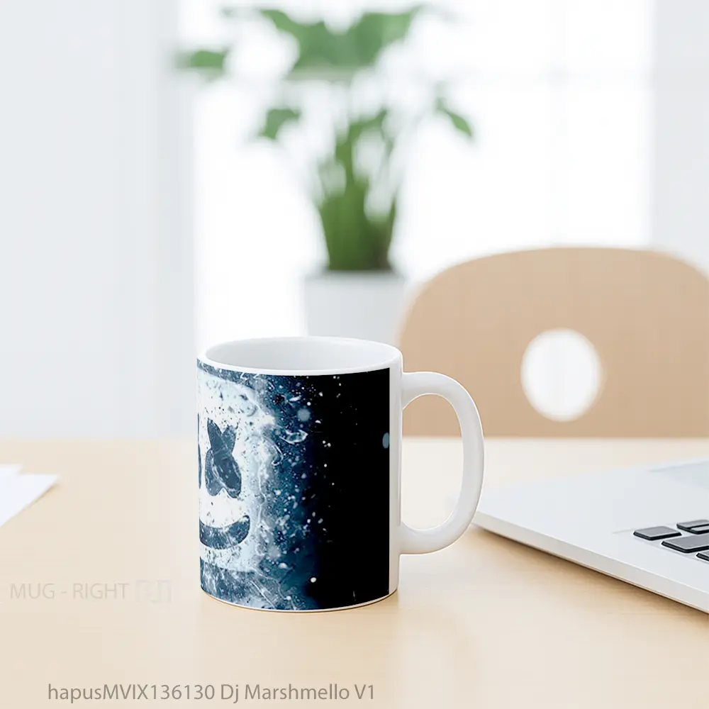 Mug Dj Marshmello V1 Gelas Keramik Unik - All-side / Desain