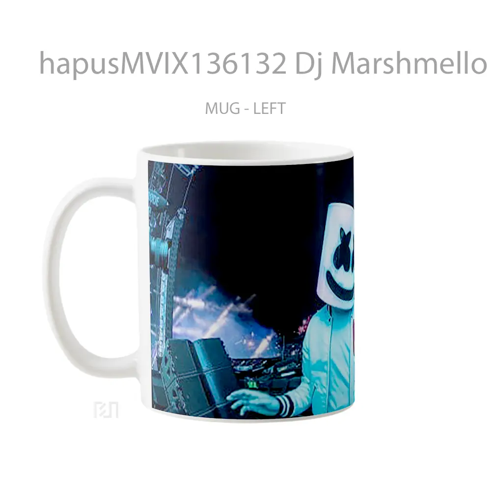 Mug Dj Marshmello On Stage Live Gelas Keramik Unik - All-side / Desain
