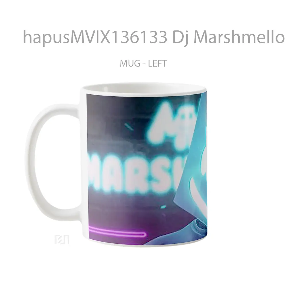 Mug Dj Marshmello V2 Gelas Keramik Unik - All-side / Desain
