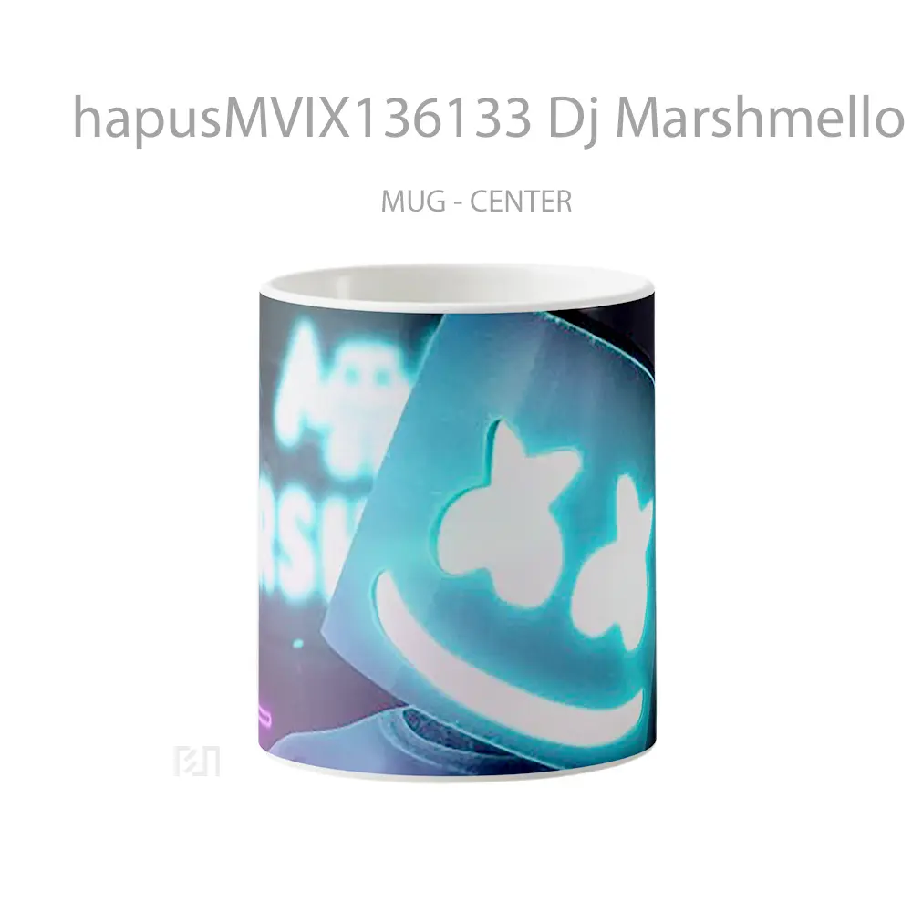 Mug Dj Marshmello V2 Gelas Keramik Unik