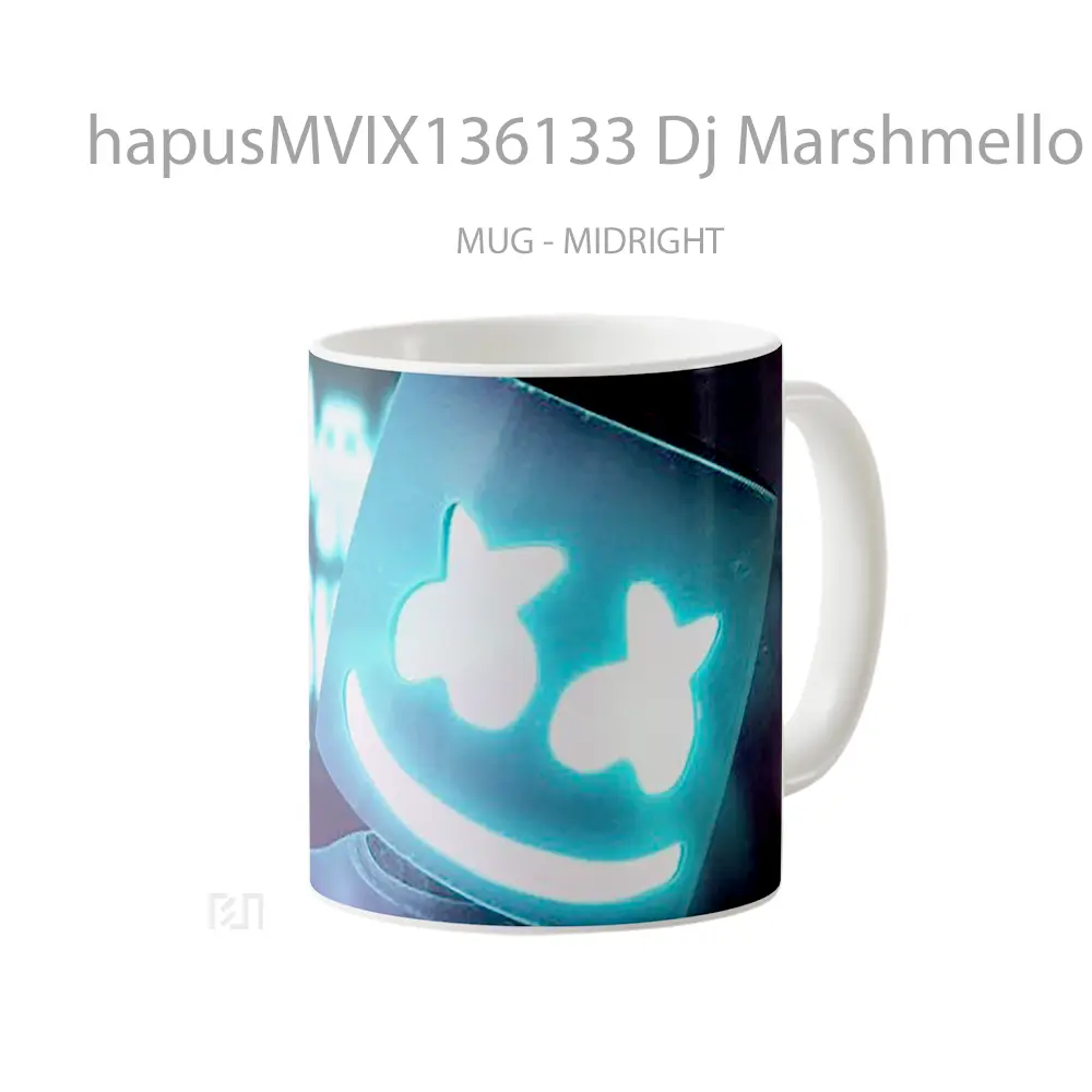 Mug Dj Marshmello V2 Gelas Keramik Unik - All-side / Desain