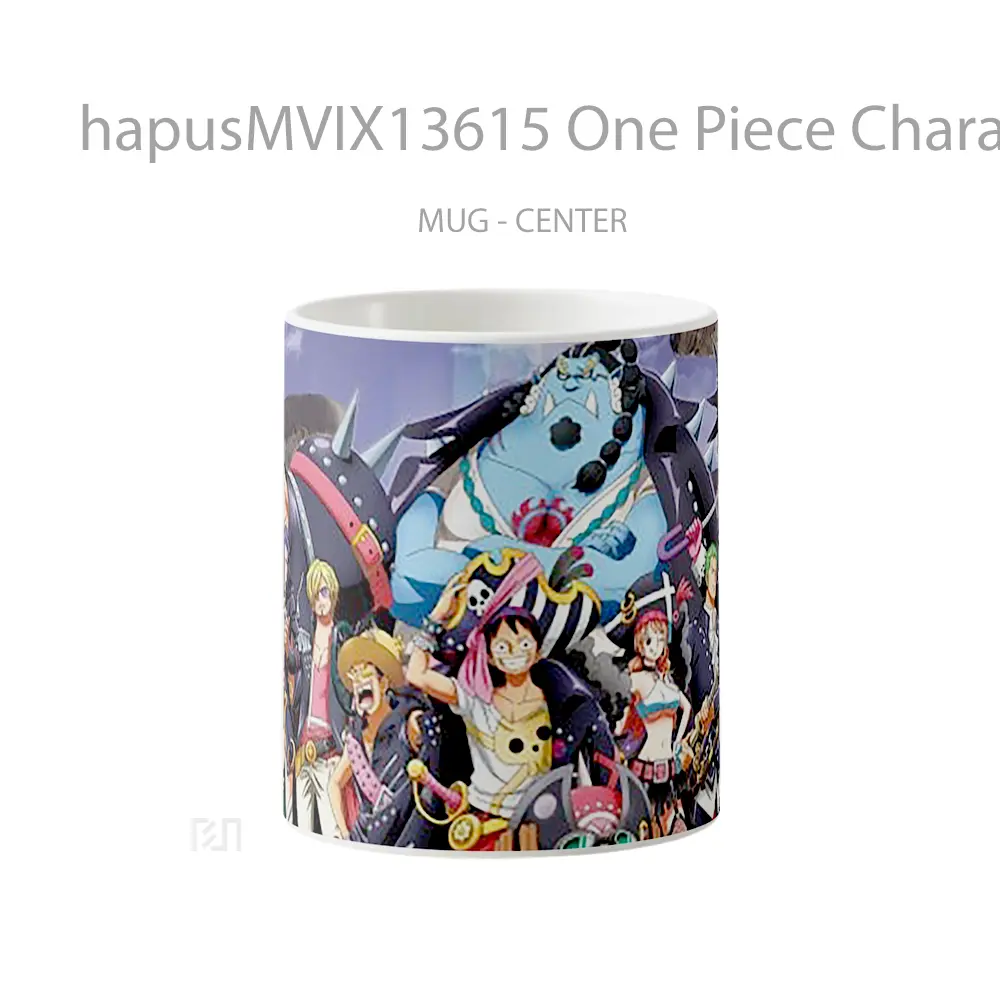 Mug One Piece Characters V1 Cangkir Anime