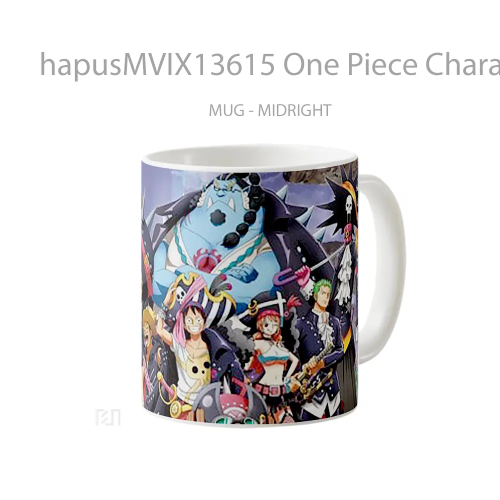 Mug One Piece Characters V1 Cangkir Anime - All-side / Desain
