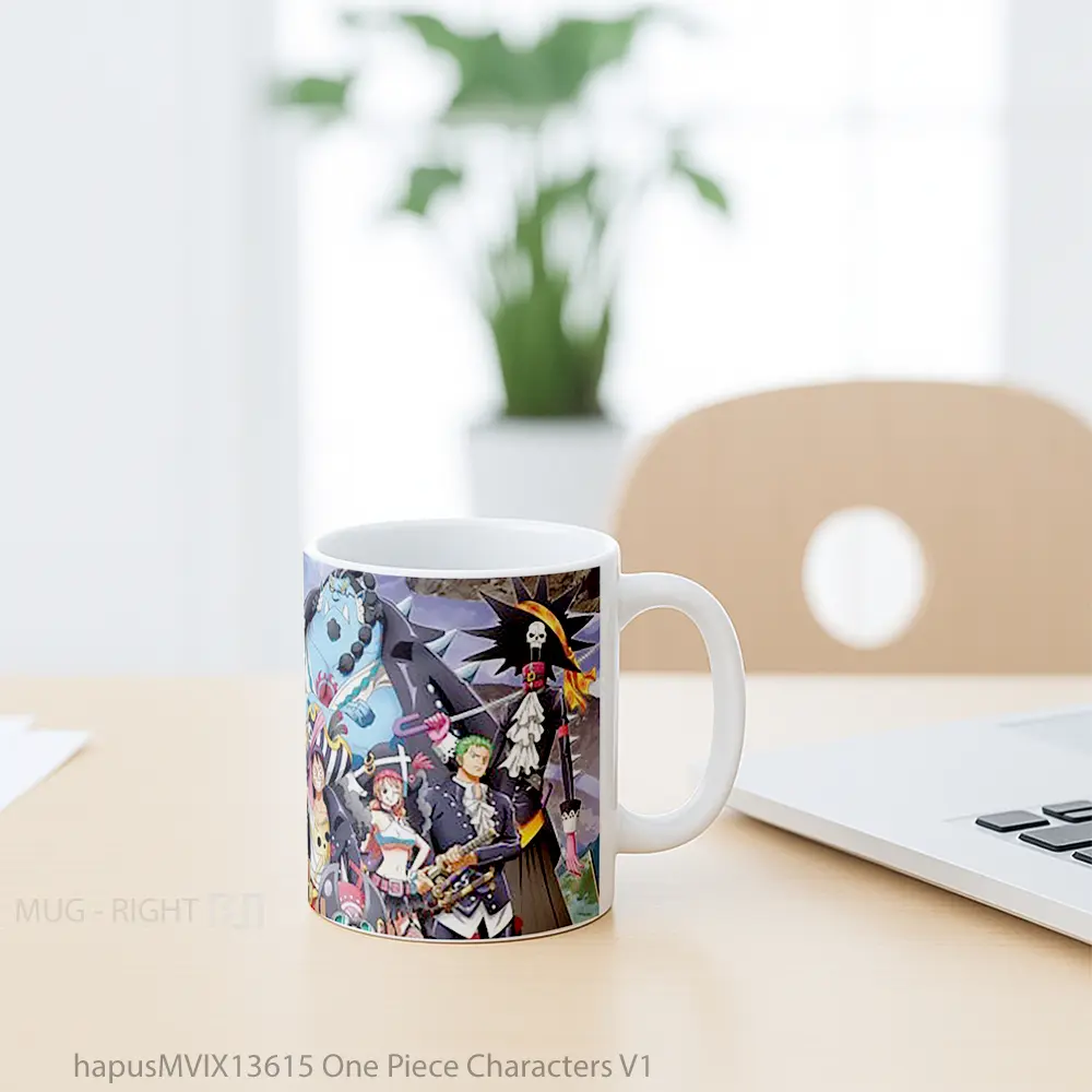 Mug One Piece Characters V1 Cangkir Anime - All-side / Desain