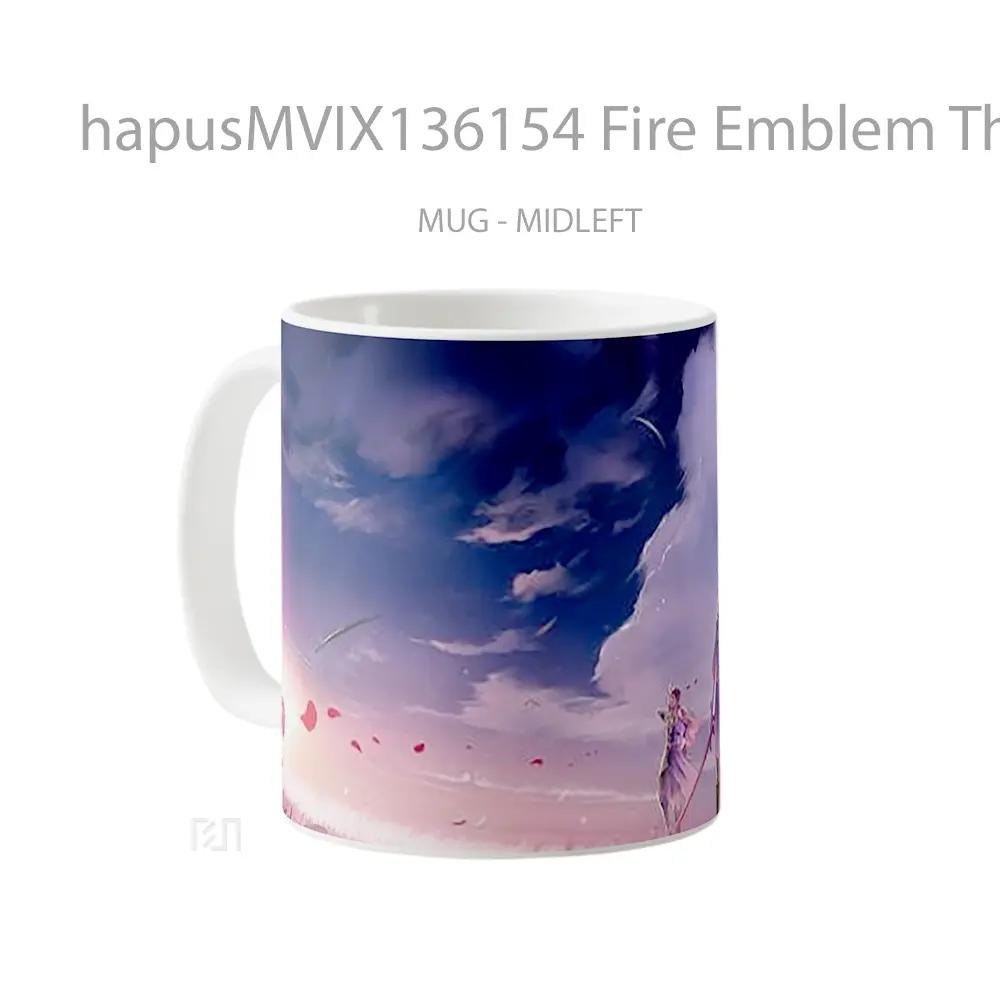 Mug Fire Emblem Three Houses The Edge Of Dawn Fanart Gelas Keramik Unik - All-side / Desain
