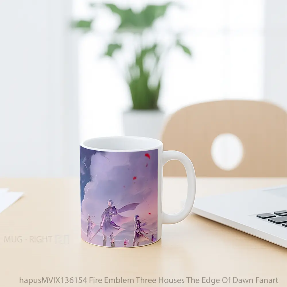 Mug Fire Emblem Three Houses The Edge Of Dawn Fanart Gelas Keramik Unik - All-side / Desain