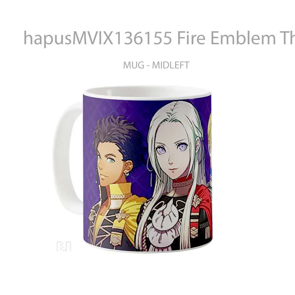 Mug Fire Emblem Three Houses V1 Gelas Keramik Unik - All-side / Desain