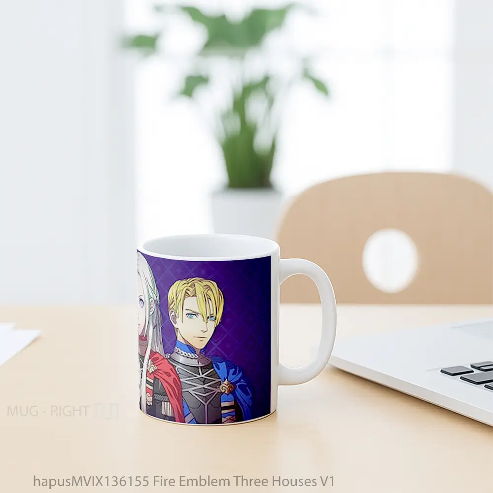 Mug Fire Emblem Three Houses V1 Gelas Keramik Unik - All-side / Desain