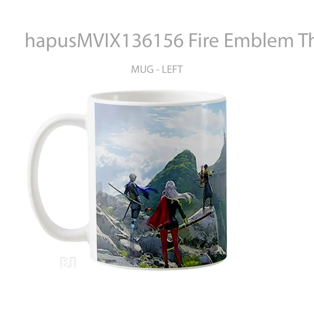 Mug Fire Emblem Three Houses V2 Gelas Keramik Unik - All-side / Desain