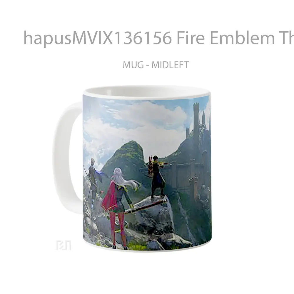 Mug Fire Emblem Three Houses V2 Gelas Keramik Unik - All-side / Desain