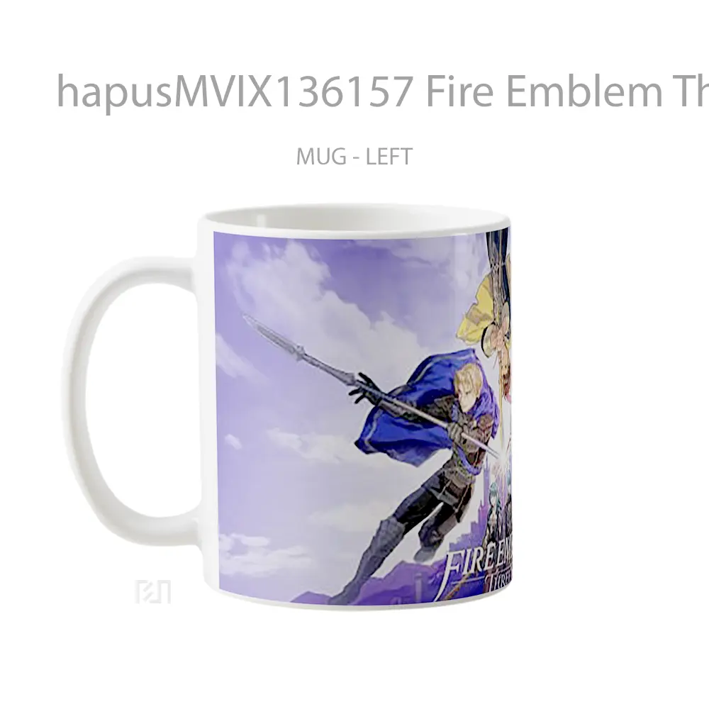 Mug Fire Emblem Three Houses Poster Gelas Keramik Unik - All-side / Desain