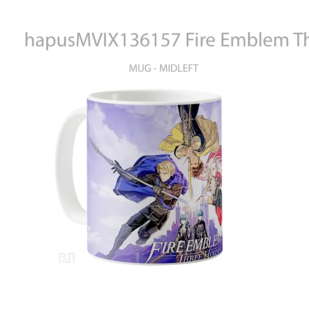 Mug Fire Emblem Three Houses Poster Gelas Keramik Unik - All-side / Desain