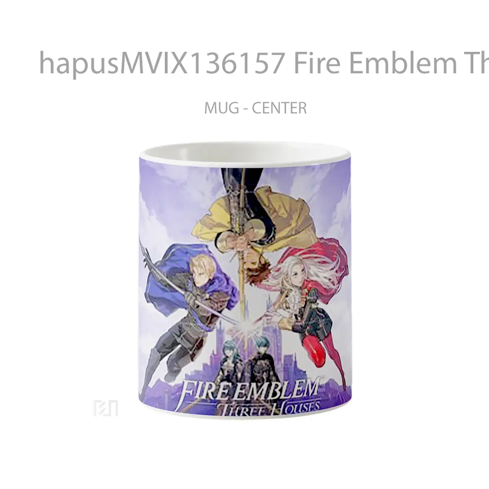 Mug Fire Emblem Three Houses Poster Gelas Keramik Unik
