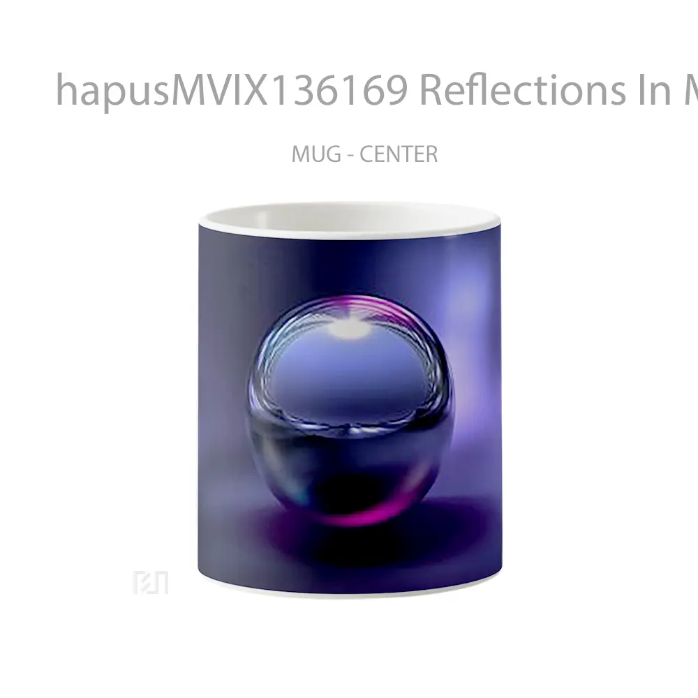 Mug Reflections In Metal Ball Gelas Keramik Unik