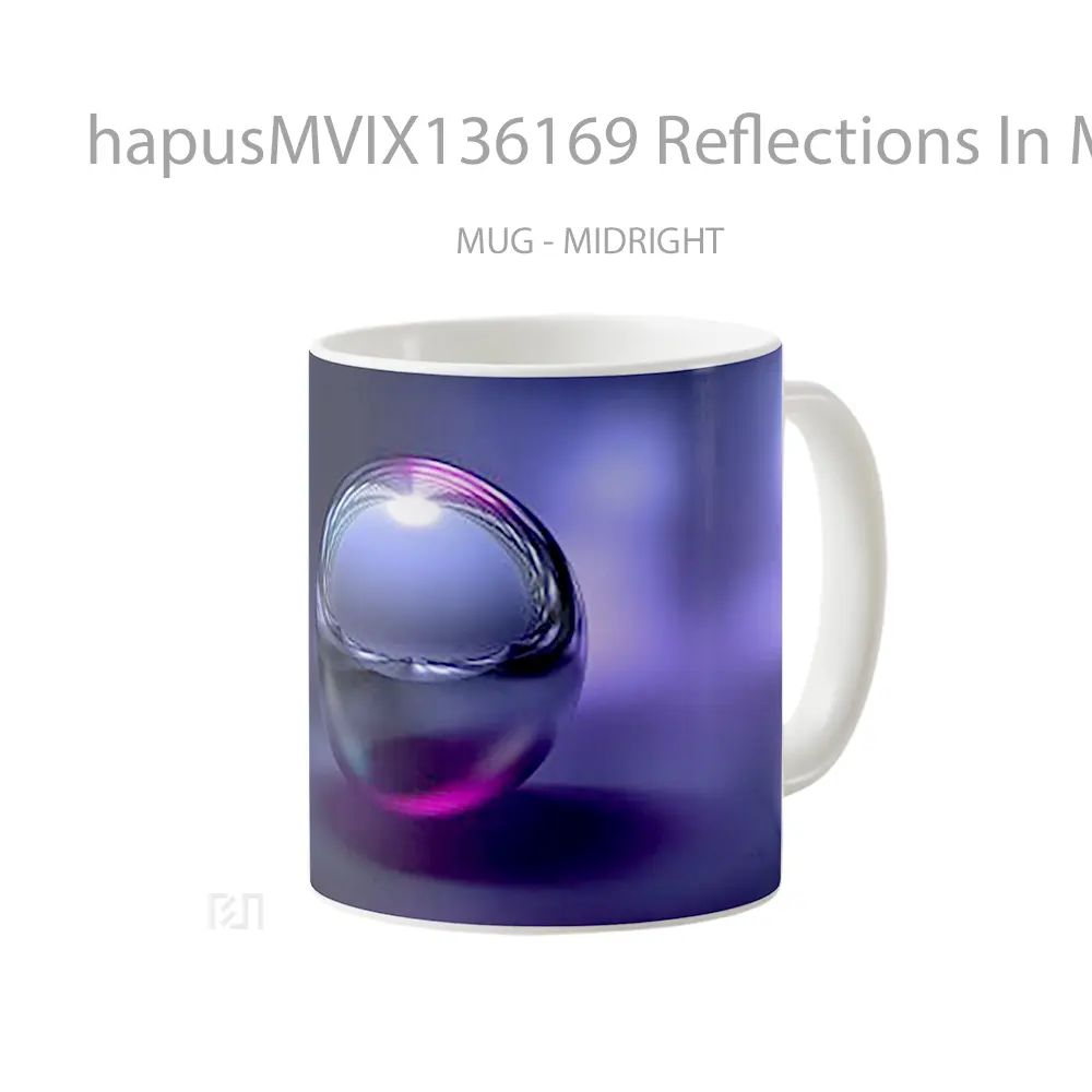 Mug Reflections In Metal Ball Gelas Keramik Unik - All-side / Desain
