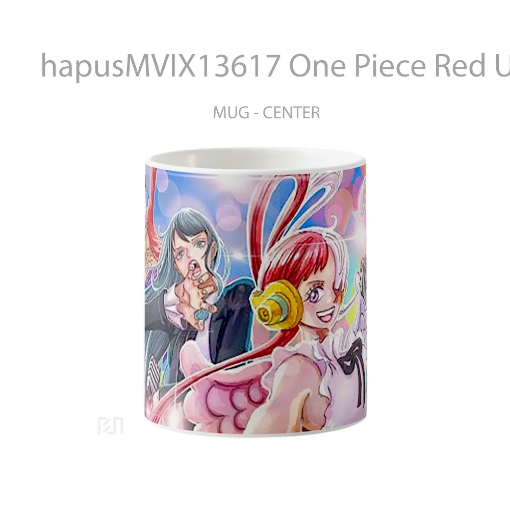 Mug One Piece Red Uta Ain Luffy Cangkir Anime