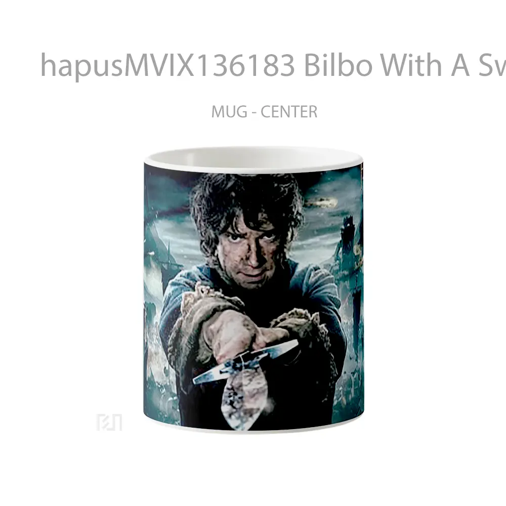 Mug Bilbo With A Sword Gelas Keramik Unik
