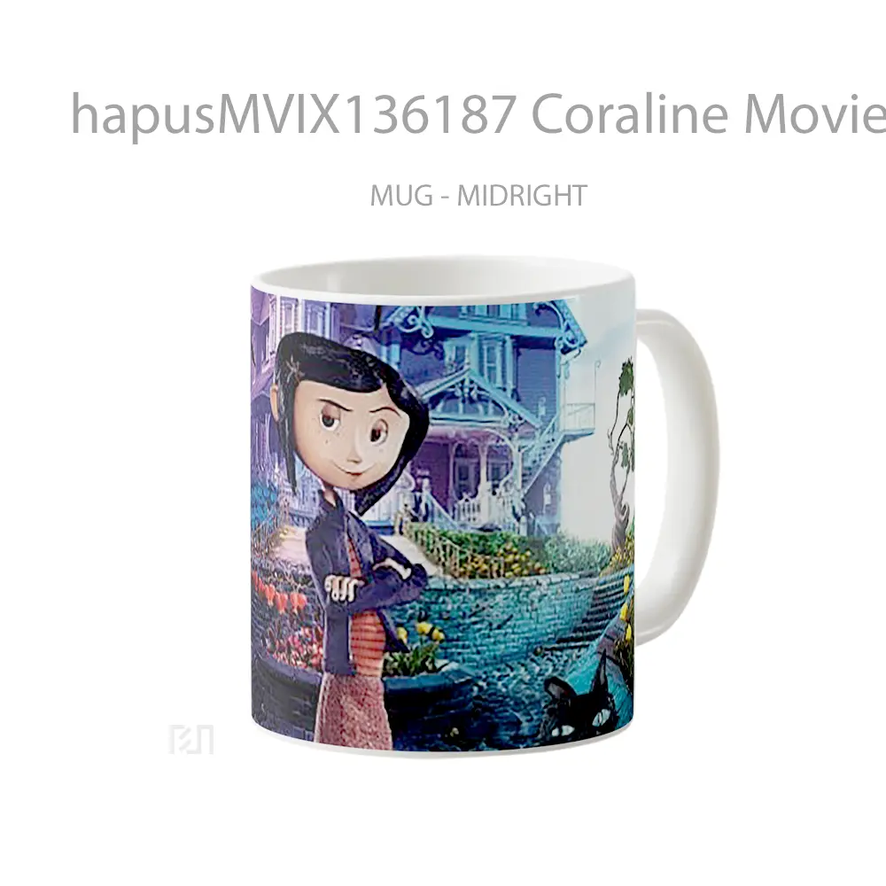 Mug Coraline Movie V1 Gelas Keramik Unik - All-side / Desain