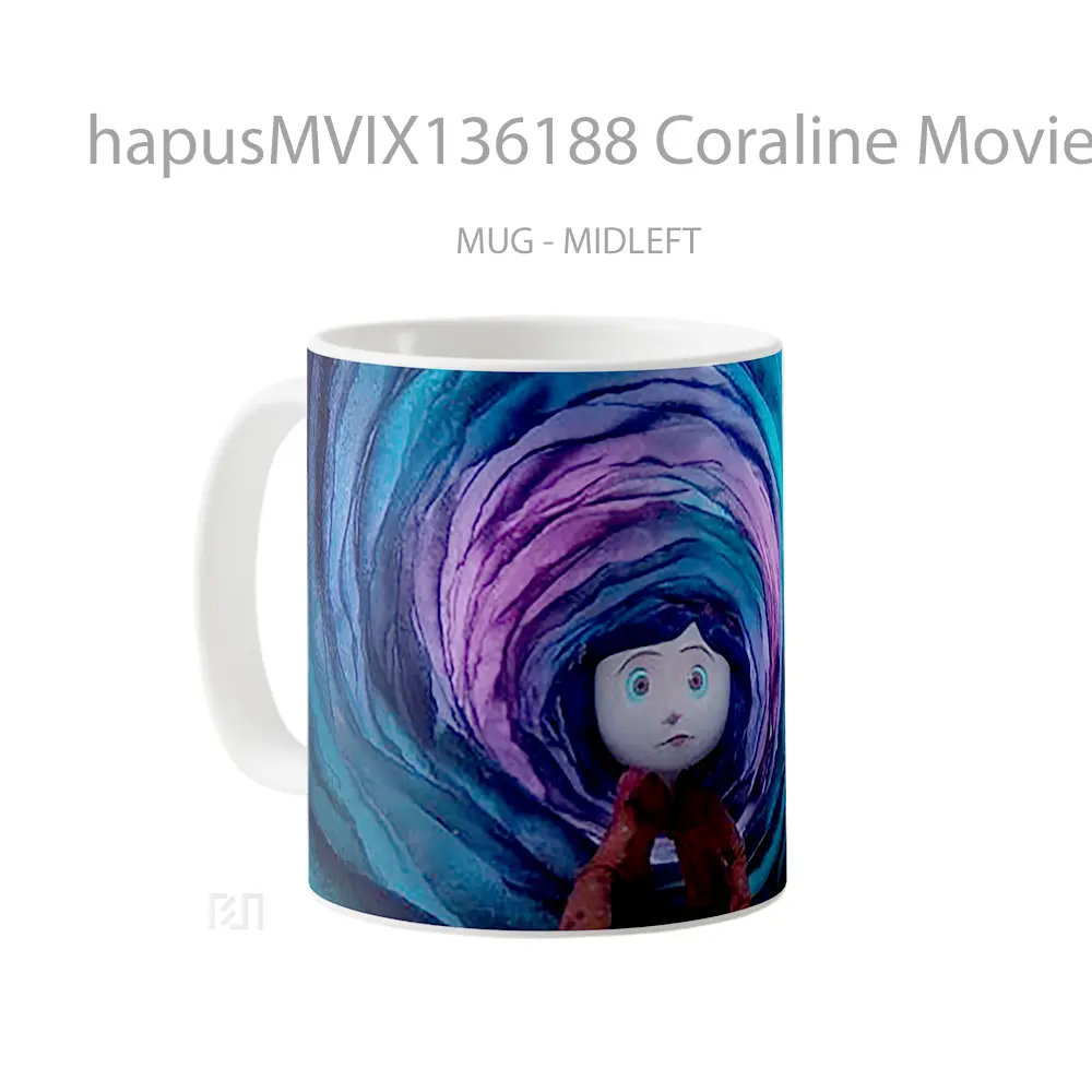 Mug Coraline Movie V2 Gelas Keramik Unik - All-side / Desain