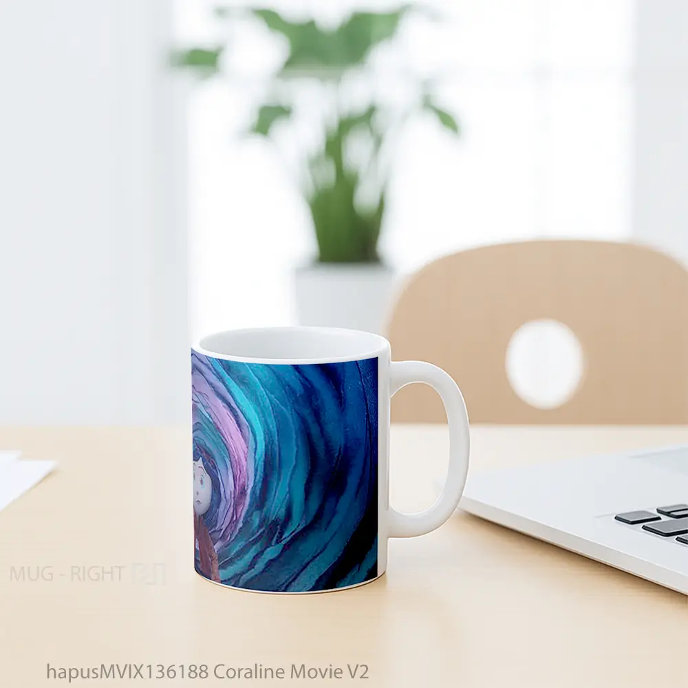 Mug Coraline Movie V2 Gelas Keramik Unik - All-side / Desain
