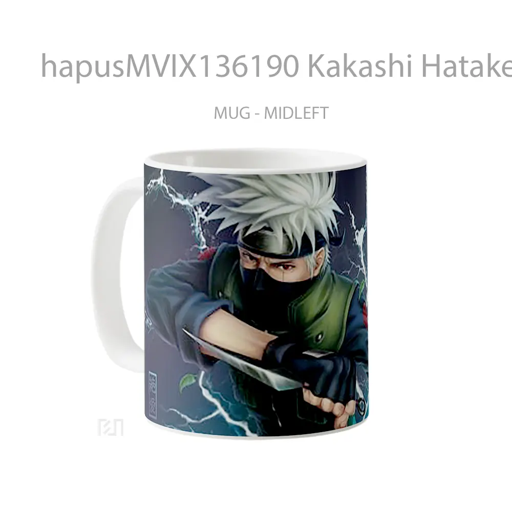 Mug Kakashi Hatake V3 Gelas Keramik Unik - All-side / Desain