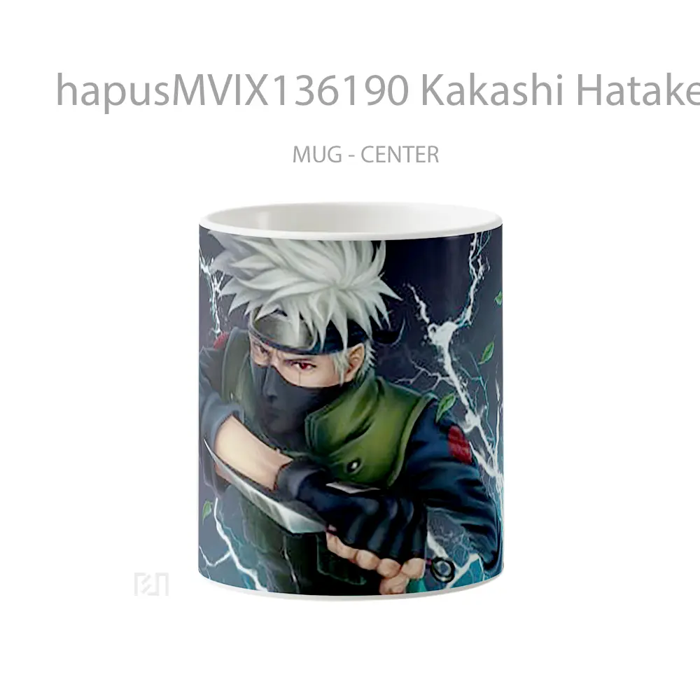 Mug Kakashi Hatake V3 Gelas Keramik Unik