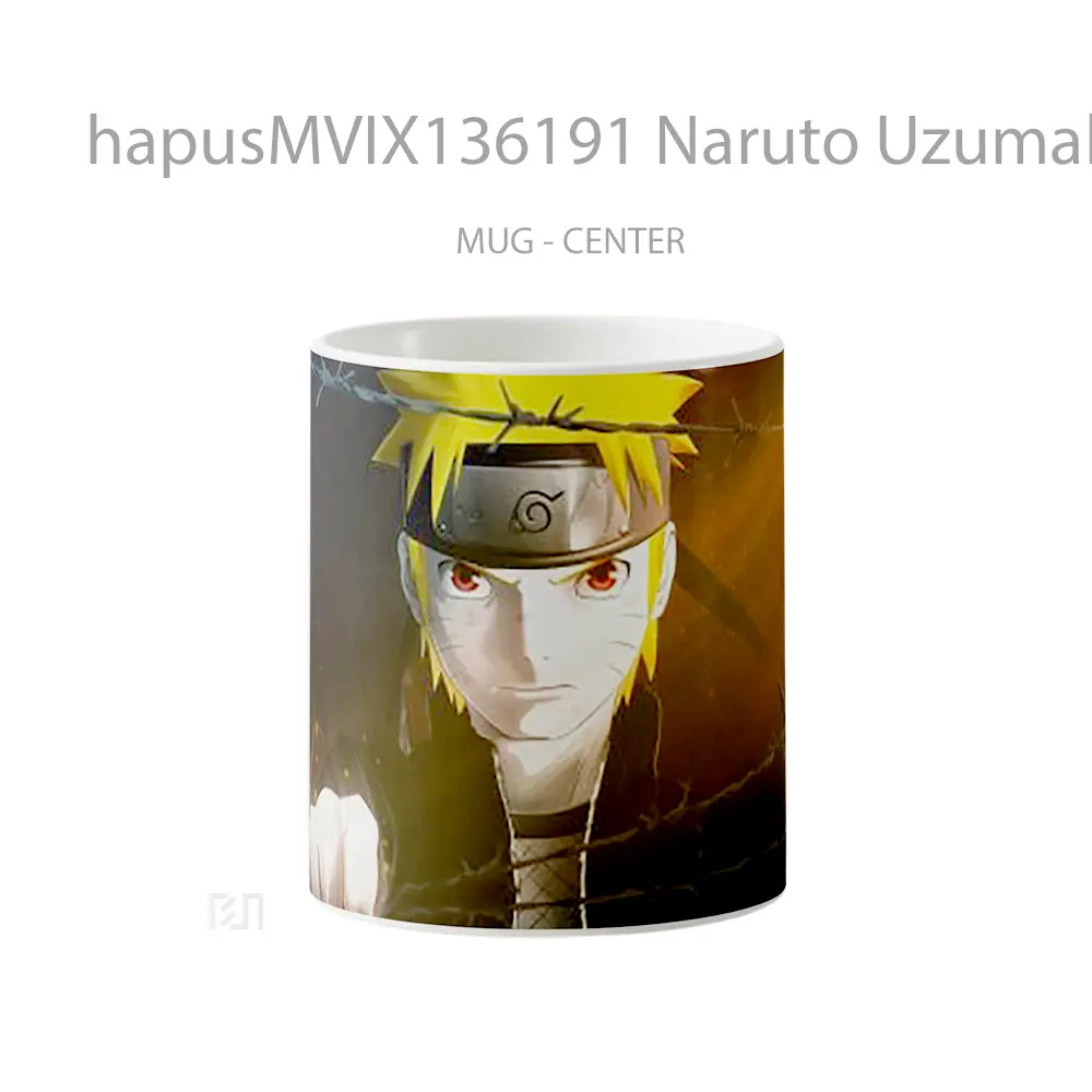 Mug Naruto Uzumaki V2 Cangkir Anime