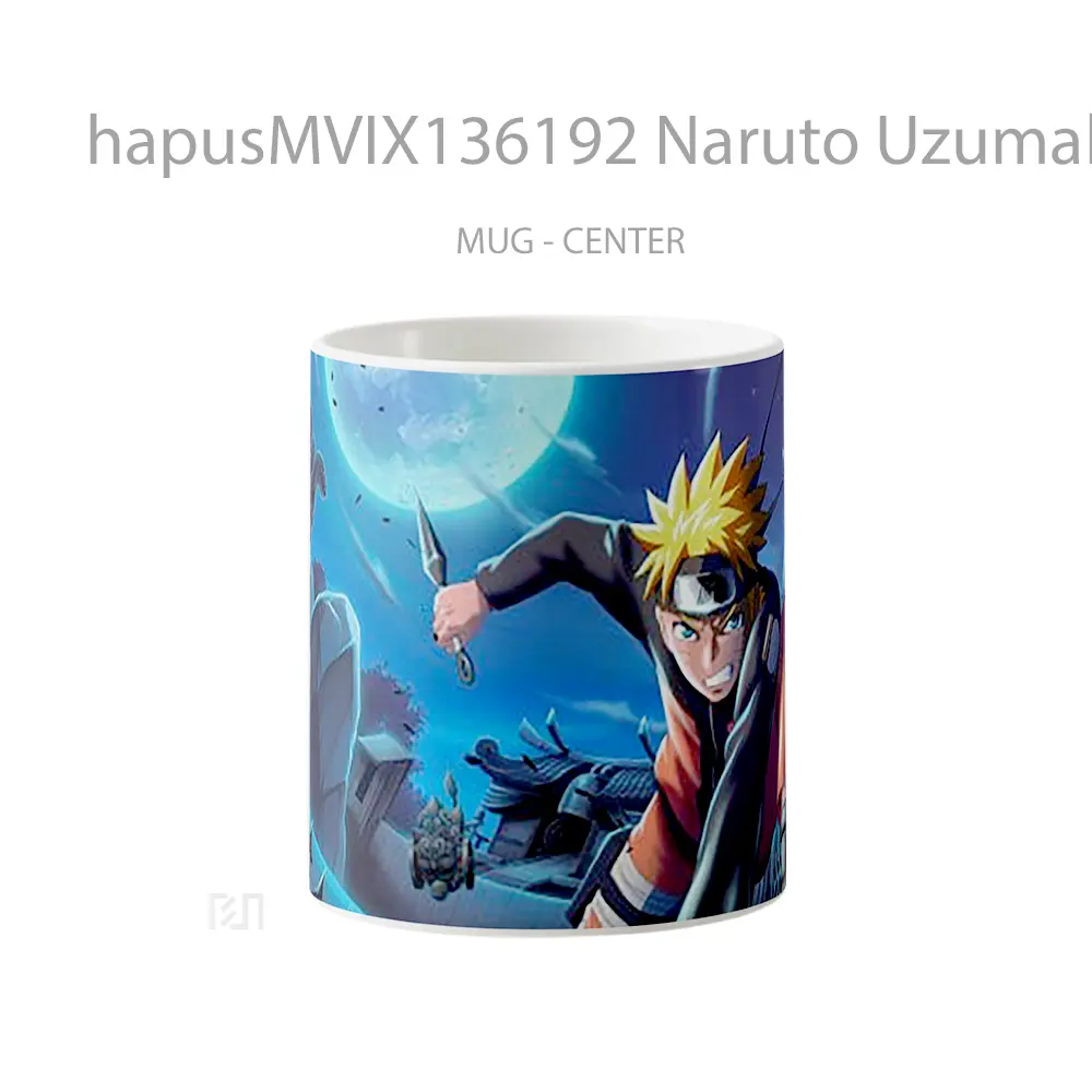 Mug Naruto Uzumaki V3 Cangkir Anime