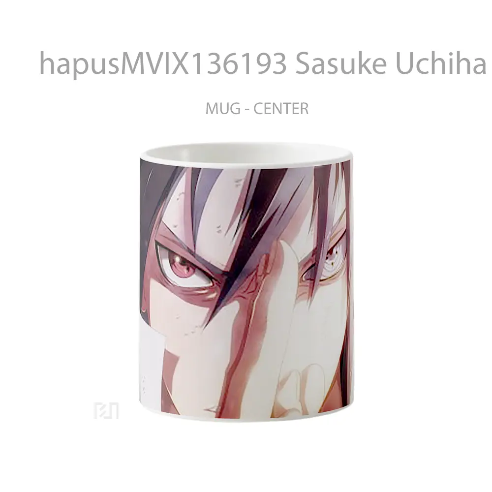 Mug Sasuke Uchiha V1 Cangkir Anime