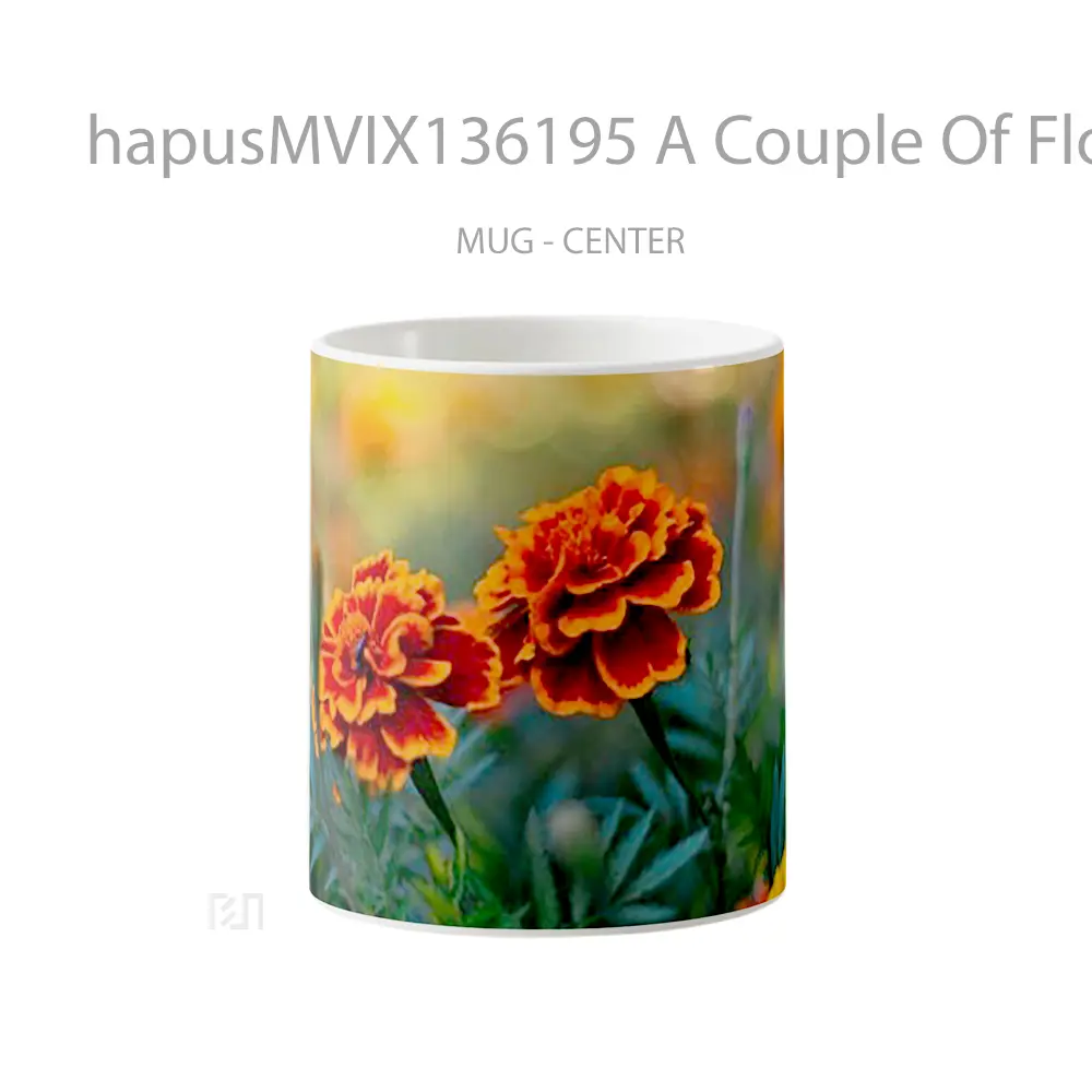Mug A Couple Of Flowers Gelas Pemandangan Alam