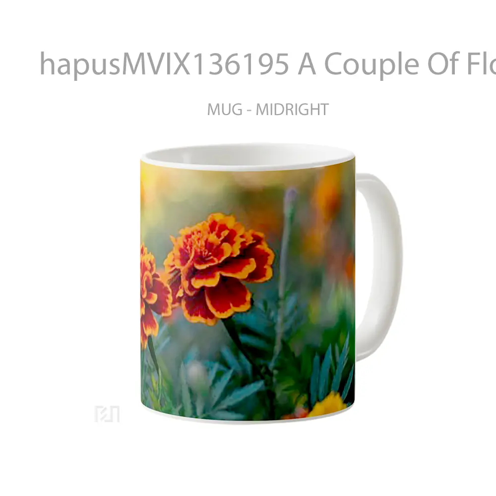 Mug A Couple Of Flowers Gelas Pemandangan Alam - All-side / Desain