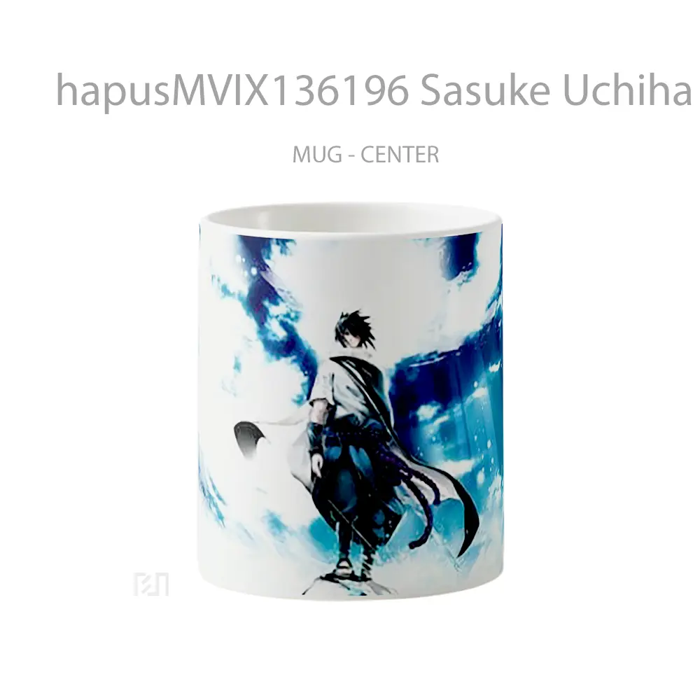 Mug Sasuke Uchiha V2 Cangkir Anime