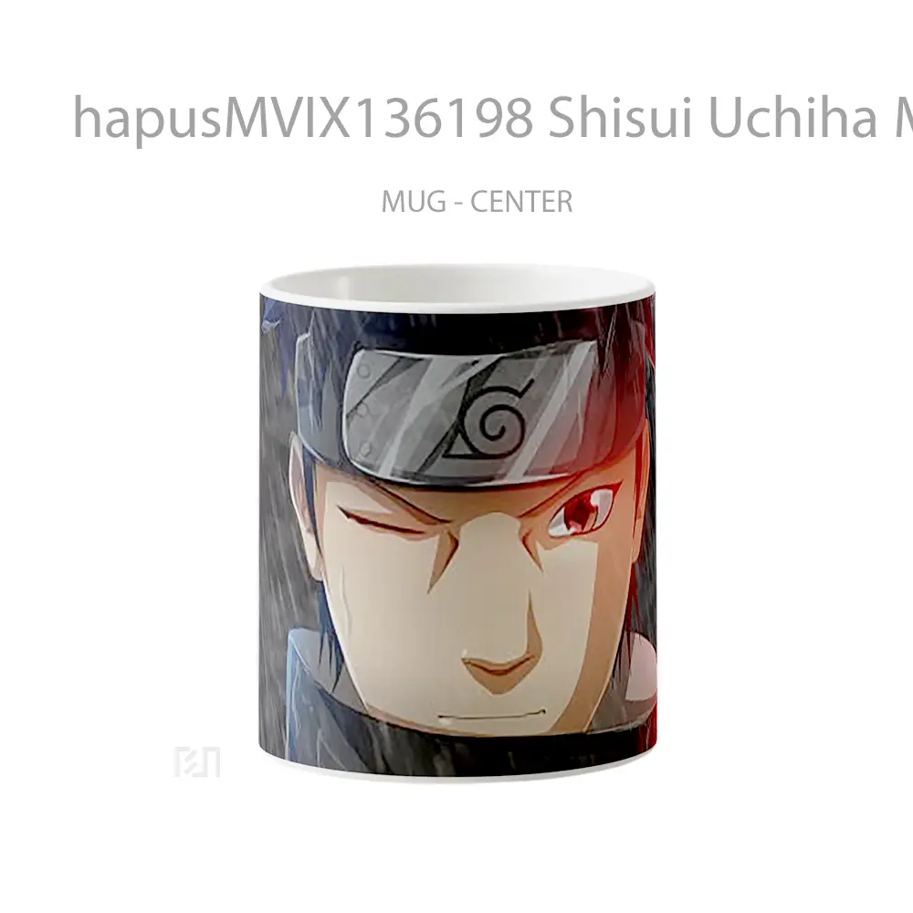 Mug Shisui Uchiha Mangekyo Sharingan Gelas Keramik Unik