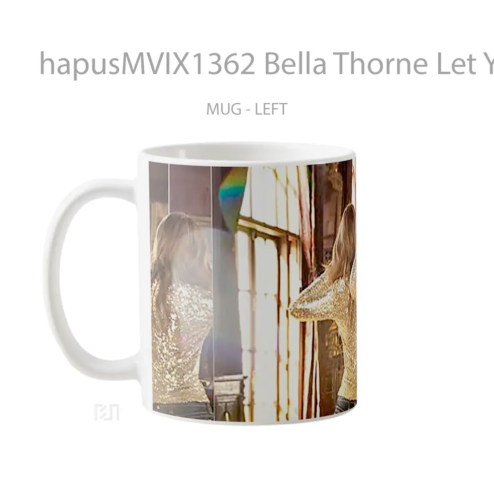 Mug Bella Thorne Let Yourself Shine Campaign Gelas Keramik Unik - All-side / Desain
