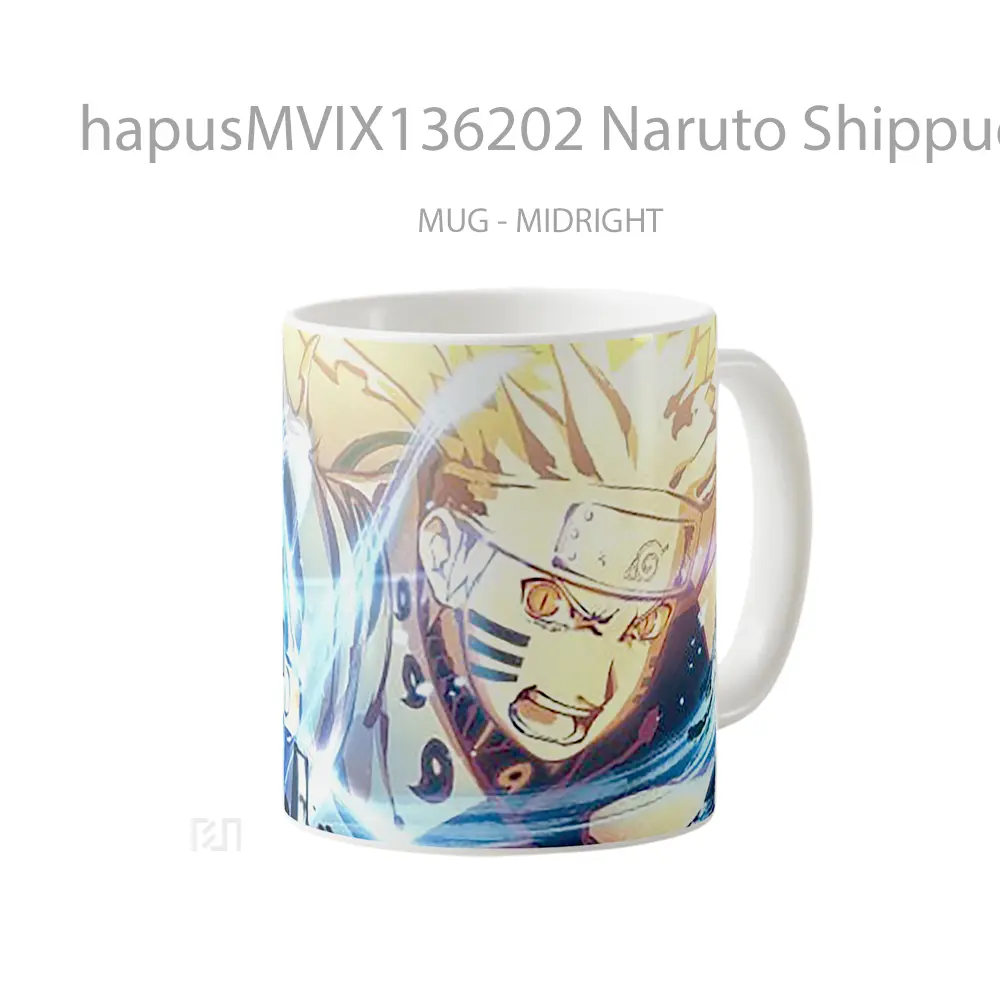 Mug Naruto Shippuden Ultimate Ninja Storm 4 Cangkir Anime - All-side / Desain