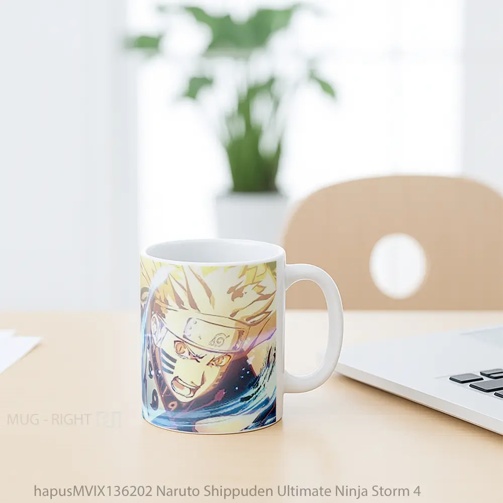 Mug Naruto Shippuden Ultimate Ninja Storm 4 Cangkir Anime - All-side / Desain