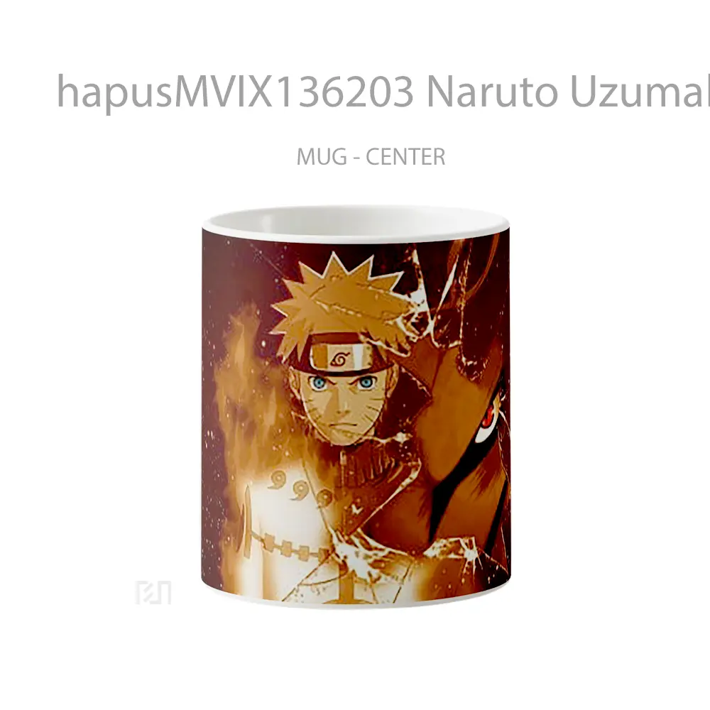 Mug Naruto Uzumaki V5 Cangkir Anime