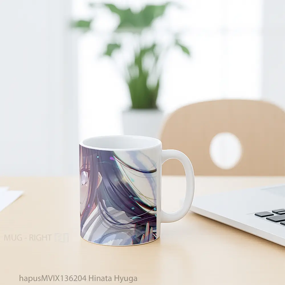Mug Hinata Hyuga Gelas Keramik Unik - All-side / Desain