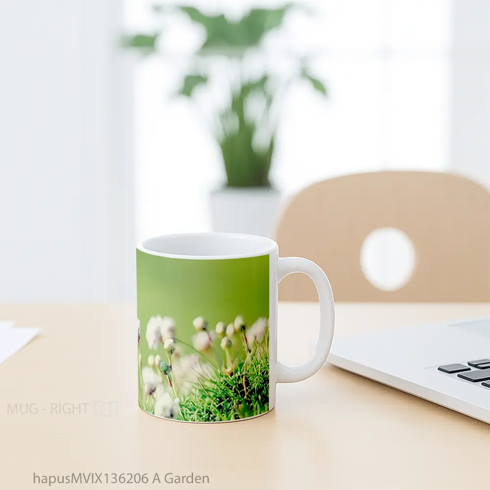 Mug A Garden Gelas Pemandangan Alam - All-side / Desain