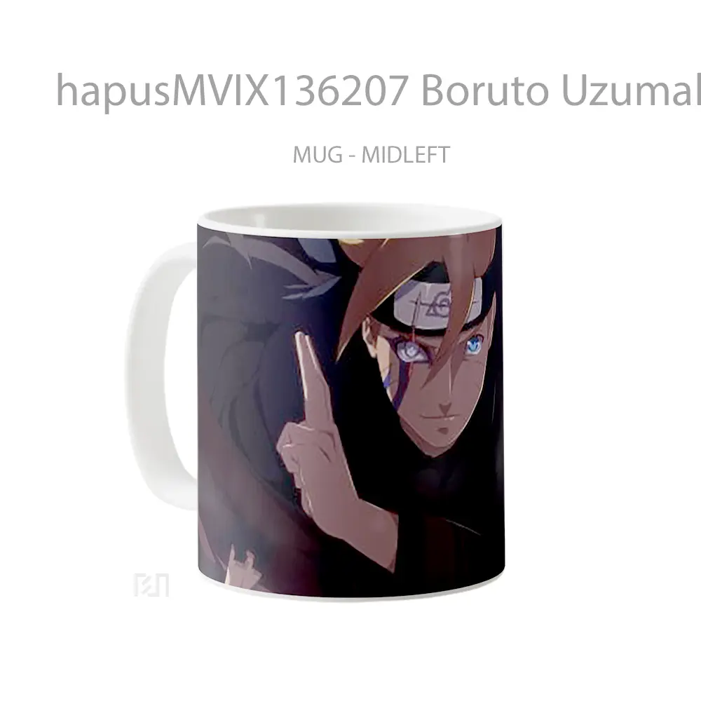 Mug Boruto Uzumaki Cangkir Anime - All-side / Desain