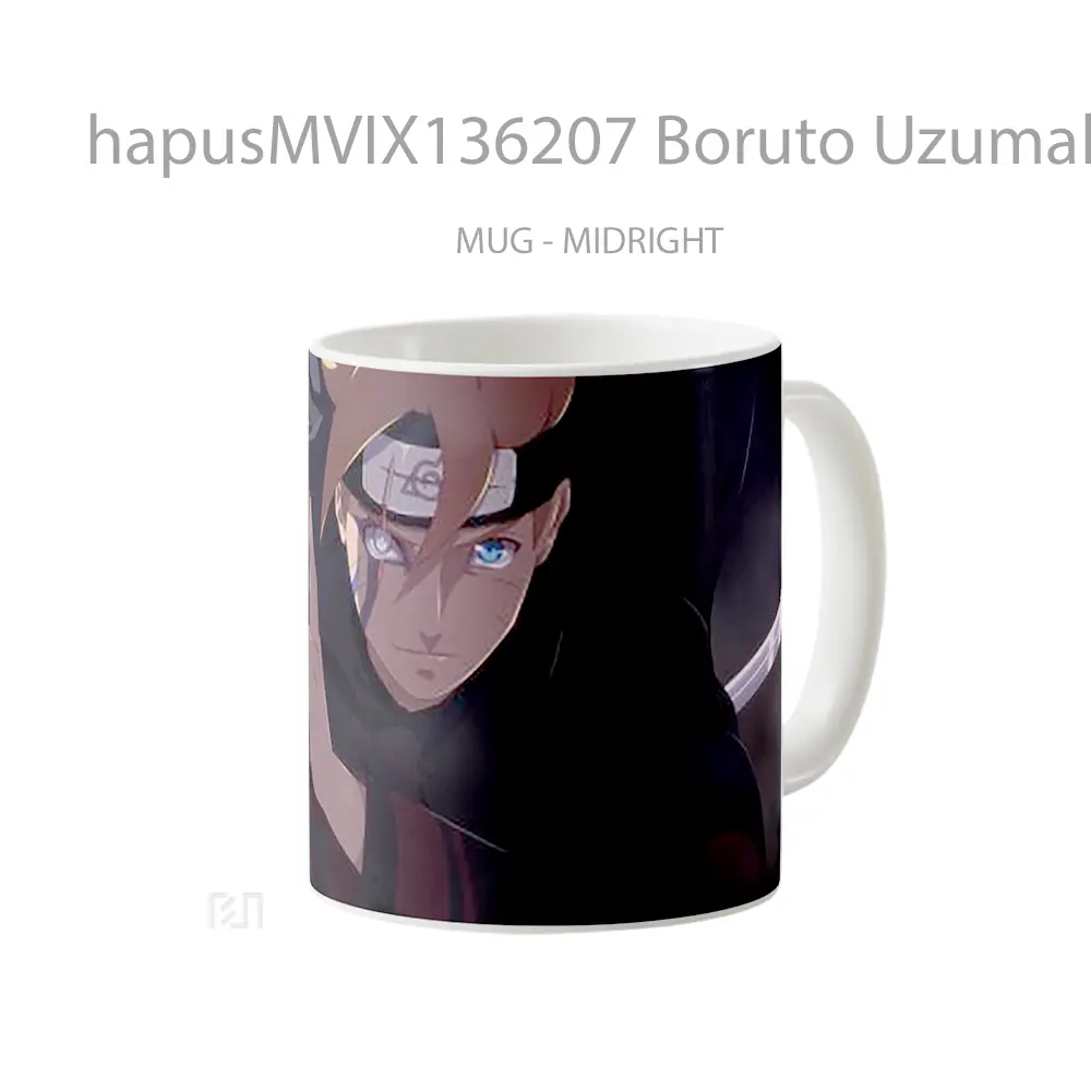 Mug Boruto Uzumaki Cangkir Anime - All-side / Desain