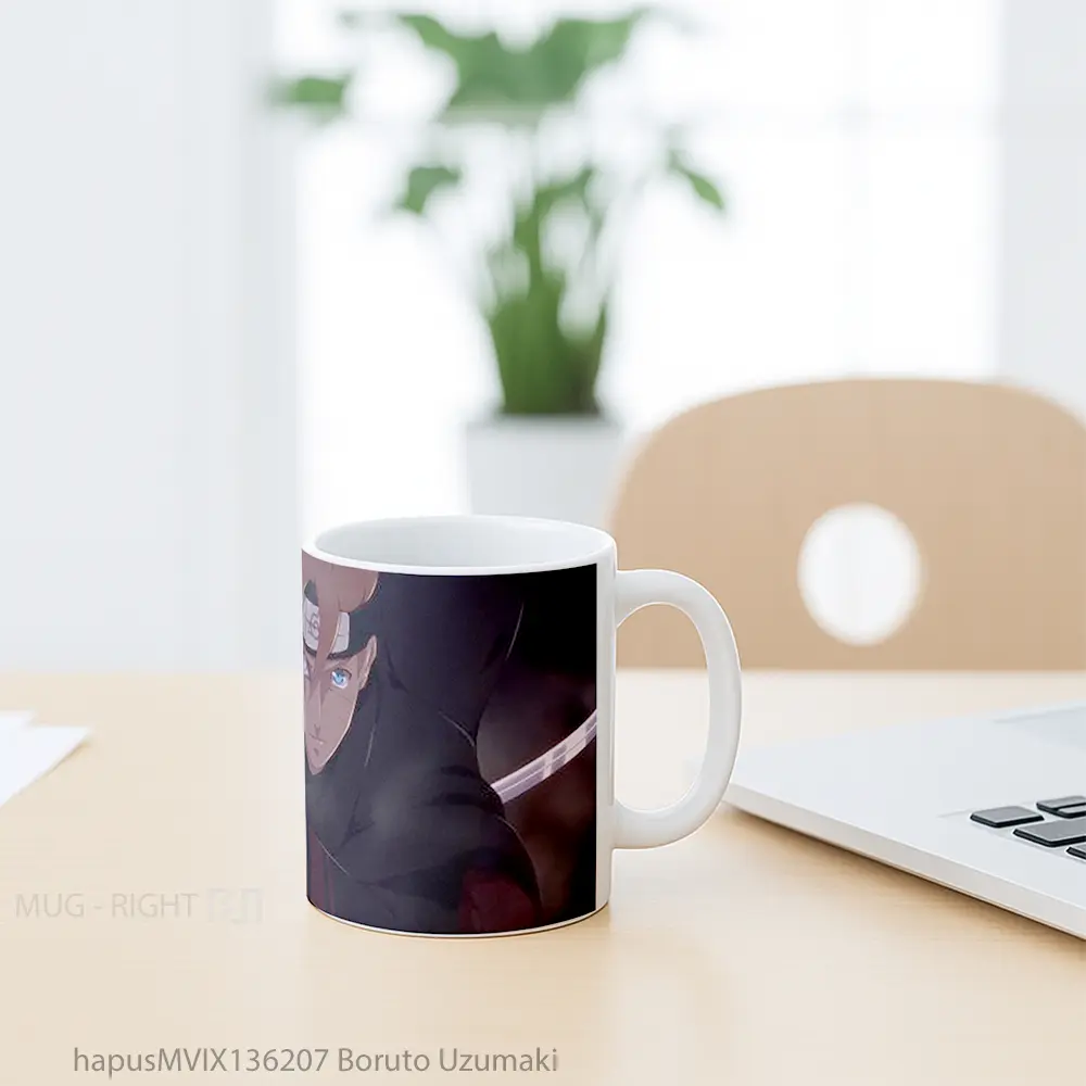 Mug Boruto Uzumaki Cangkir Anime - All-side / Desain