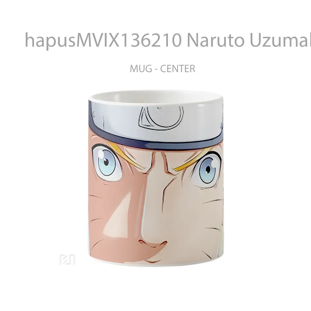 Mug Naruto Uzumaki V8 Cangkir Anime