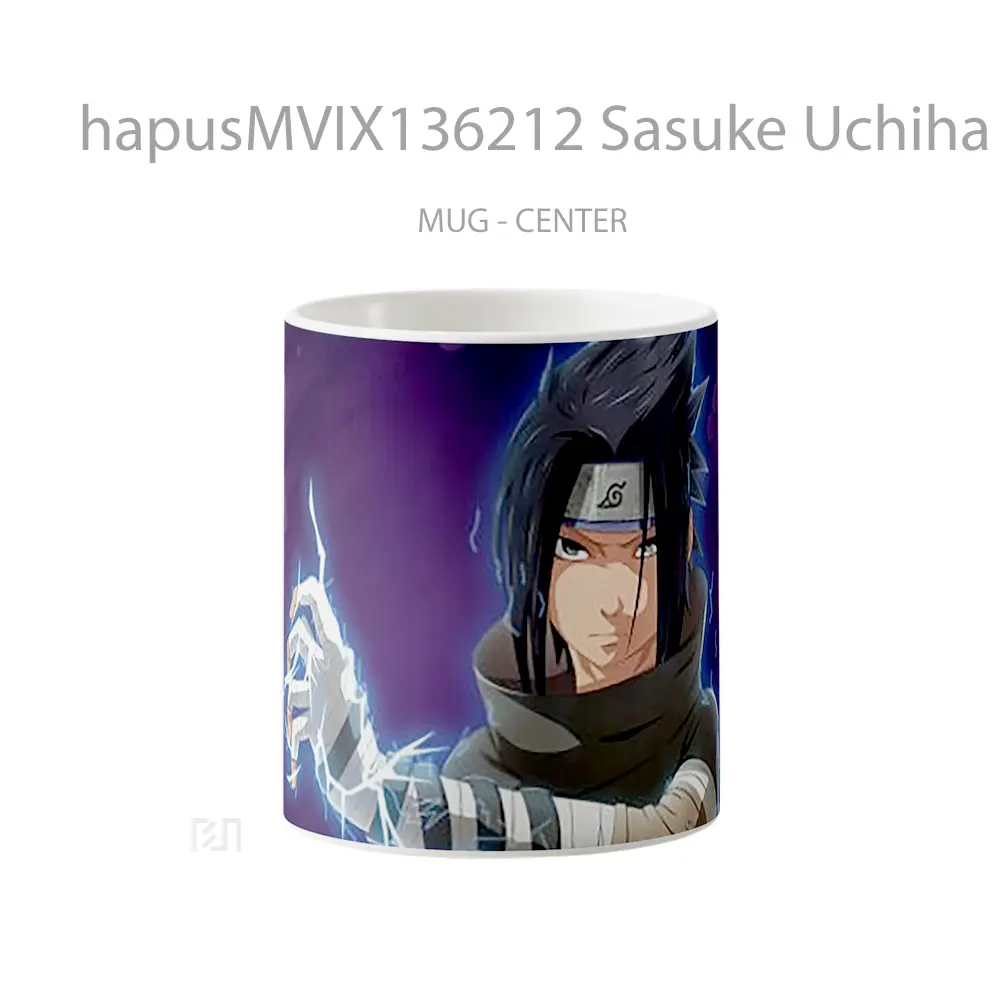 Mug Sasuke Uchiha V3 Cangkir Anime