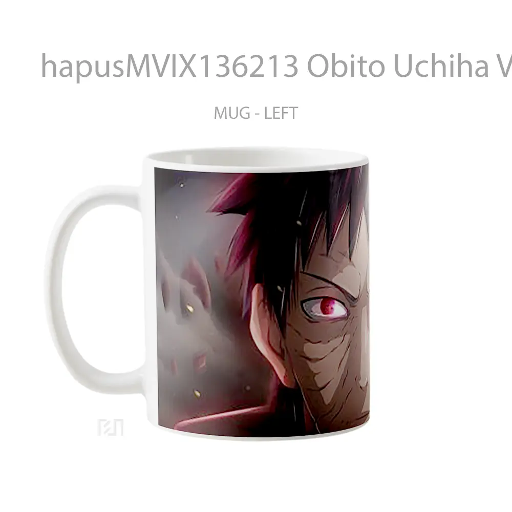 Mug Obito Uchiha V1 Gelas Keramik Unik - All-side / Desain