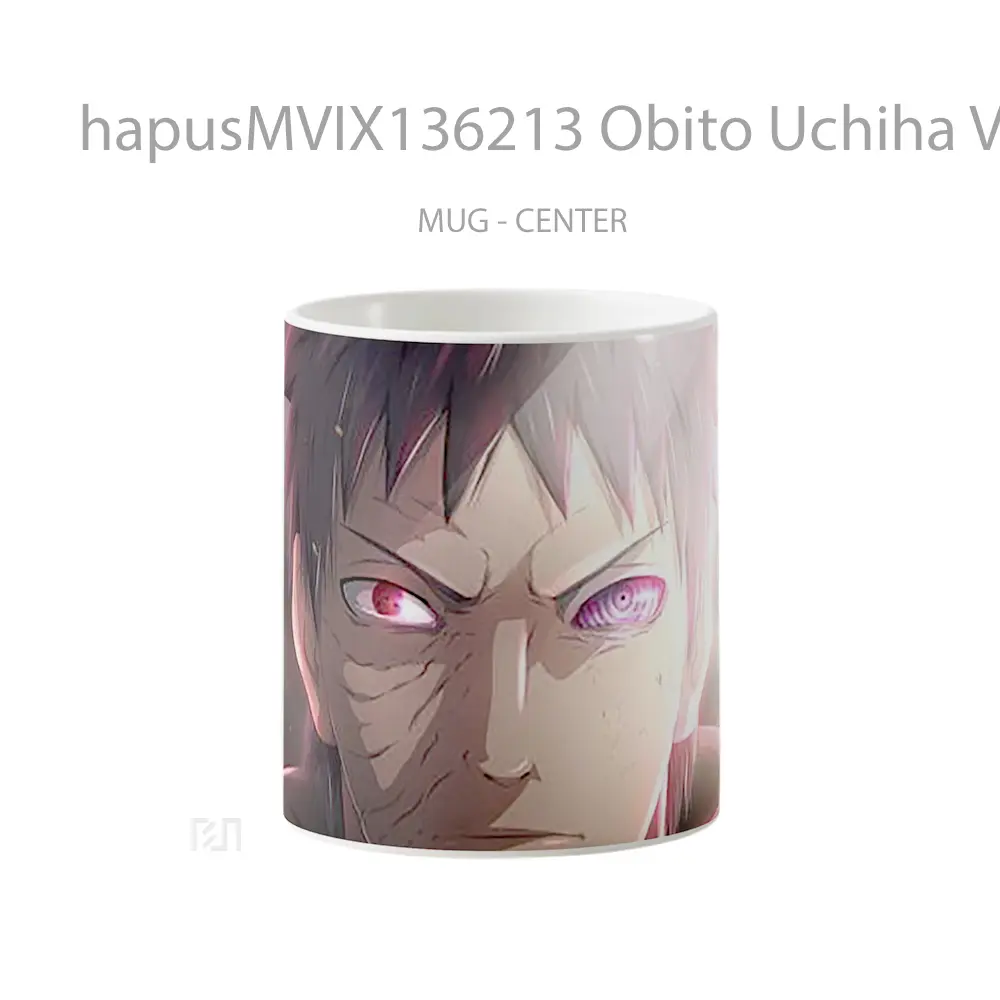 Mug Obito Uchiha V1 Gelas Keramik Unik