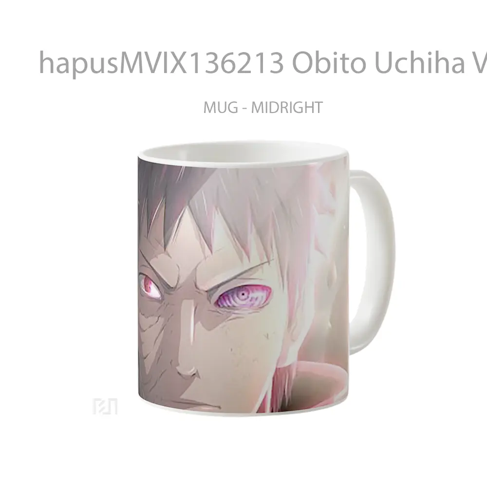 Mug Obito Uchiha V1 Gelas Keramik Unik - All-side / Desain