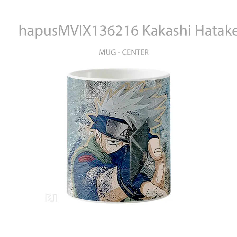Mug Kakashi Hatake V5 Gelas Keramik Unik
